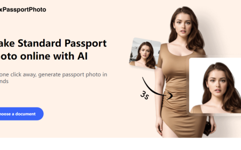 xPassportPhoto：人工智能AI在线制作标准护照照片