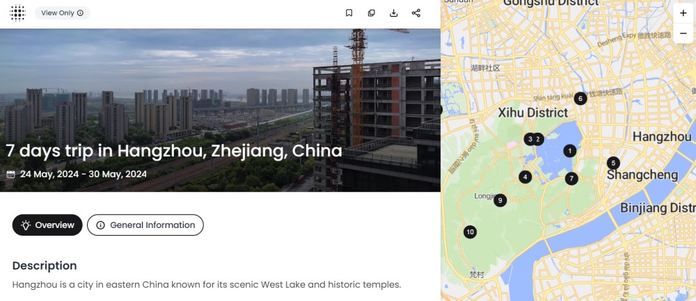Wonderplan：一个免费的 AI 旅行规划工具