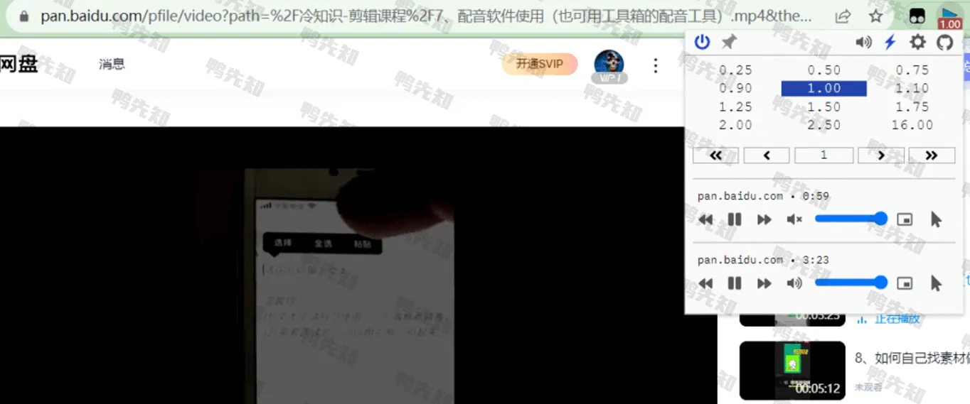 Global Speed，强大且实用的在线视频速度控制浏览器插件