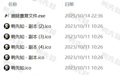 重复文件删除 v0.0.1 MD5识别，吾爱出品，傻瓜式一键删除重复文件